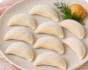 Vegetarische Wareniki mit Kartoffeln tiefgekühlt in Wien